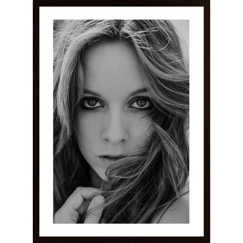Portrait Of Young Brunette Poster