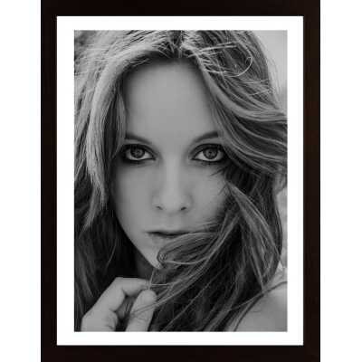 Portrait Of Young Brunette Poster