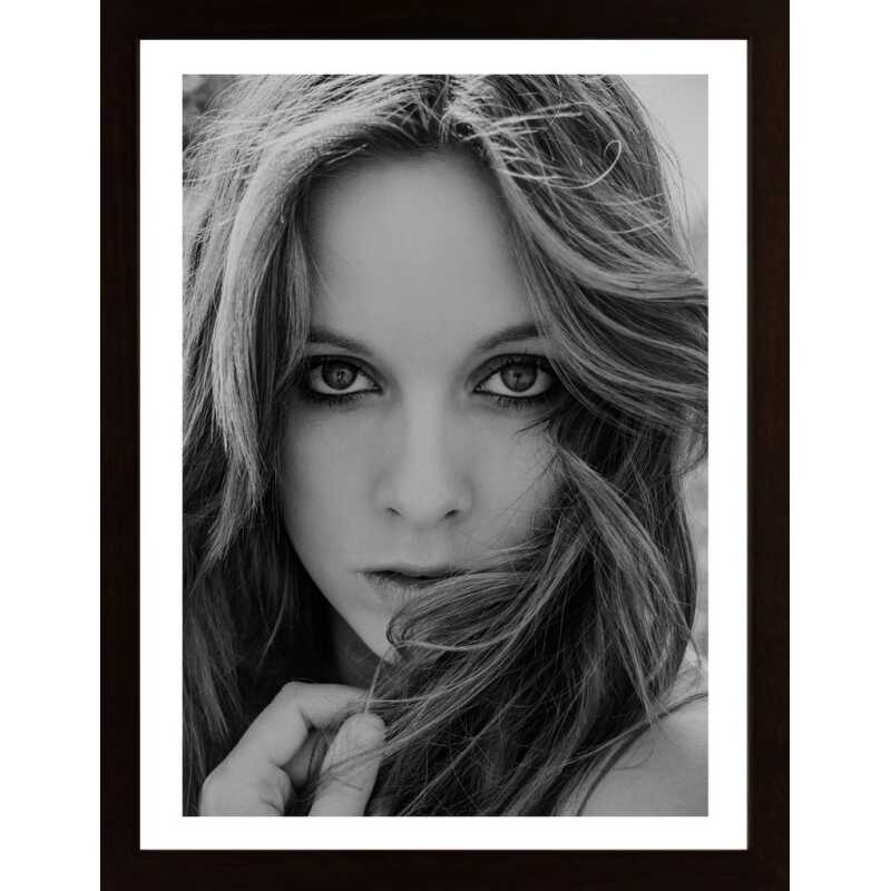 Portrait Of Young Brunette Poster