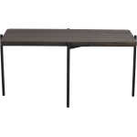 ROWICO Shelton Soffbord - Brun Ask och Svart Metall