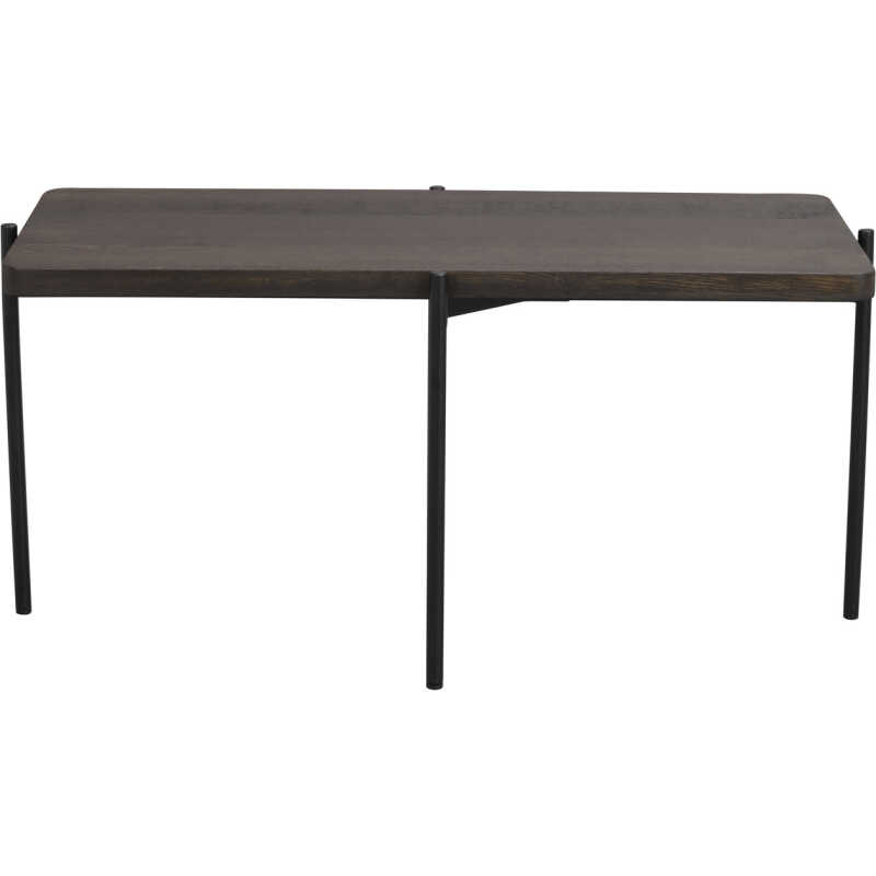 ROWICO Shelton Soffbord - Brun Ask och Svart Metall ROWICO Shelton Soffbord - Brun Ask och Svart Metall