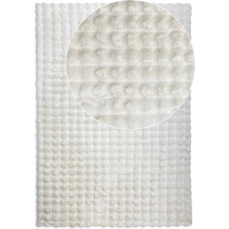 Rabbit Bubble Offwhite 160x230 cm Pälsmatta Rabbit Bubble Offwhite 160x230 cm Pälsmatta