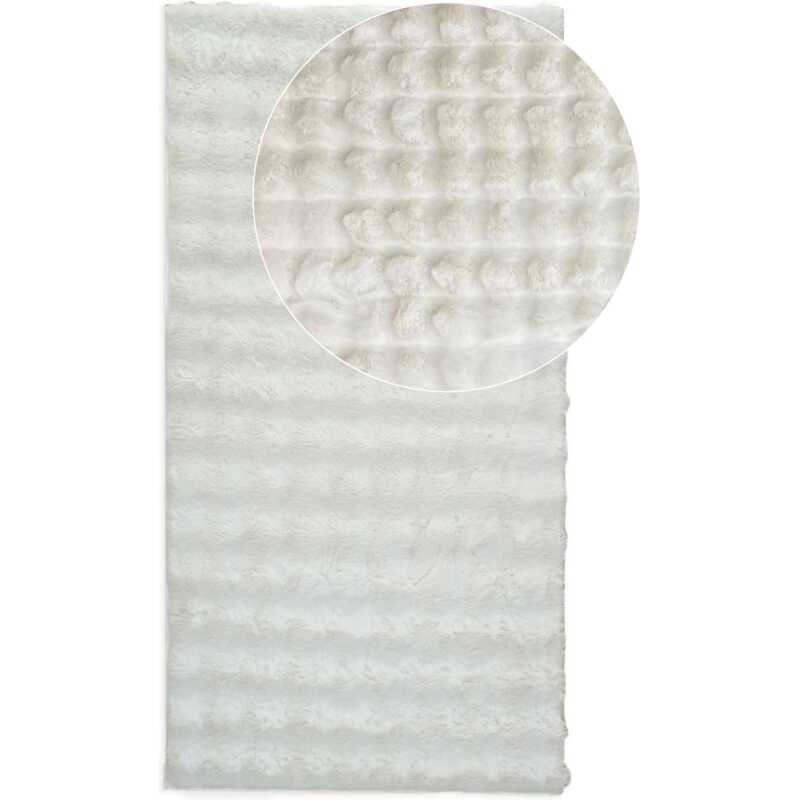 Rabbit Bubble Offwhite 80x300 cm Pälsmatta