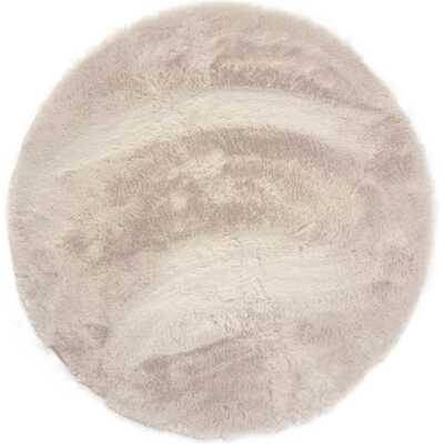 Rabbit Eco Ljusbeige Rund 160 cm