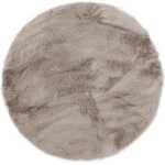 Rabbit Eco Taupe Rund 160 cm