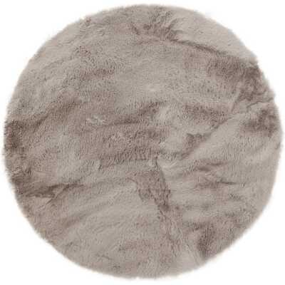 Rabbit Eco Taupe Rund 160 cm