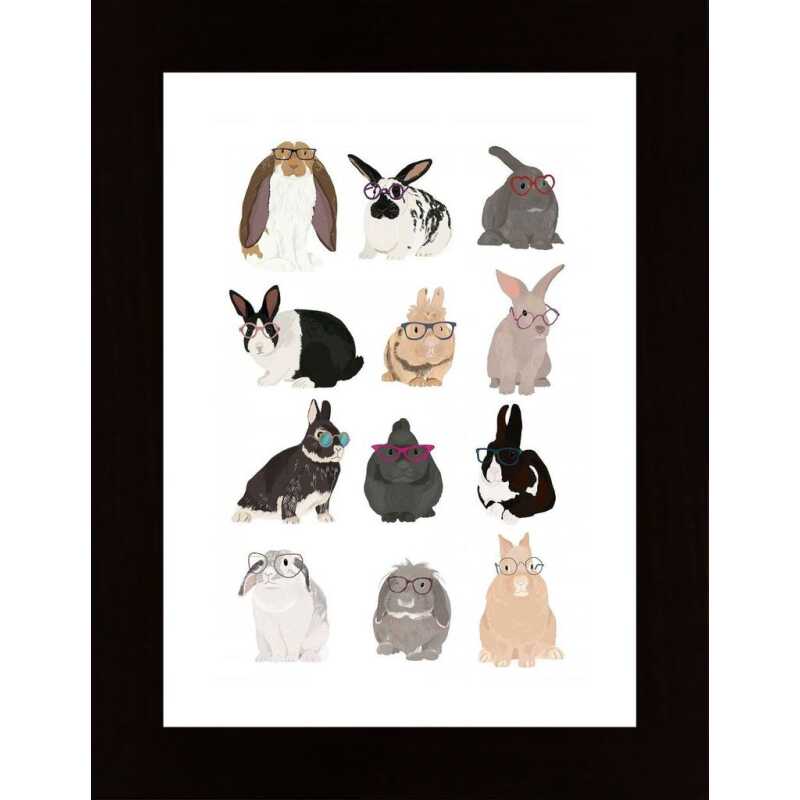 Rabbit Family Poster Rabbit Family Poster