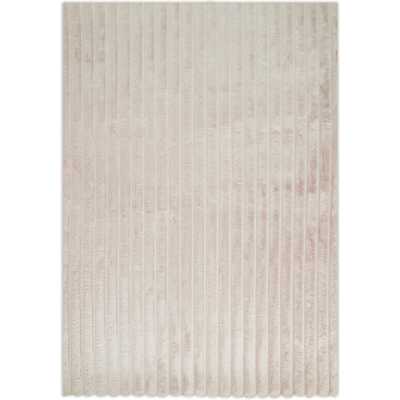 Rabbit Stripe Ljusbeige 200x290 cm Pälsmatta