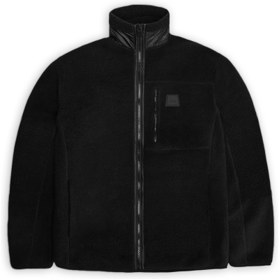 Rains Unisex Yermo Fleece Jacket T1 Black