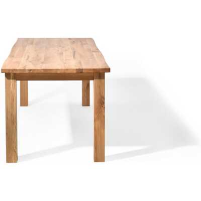 Rektangulärt Sam Matbord med Naturlig Kant - Massiv Ek, Oljad
