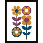 Retro Flower Poster