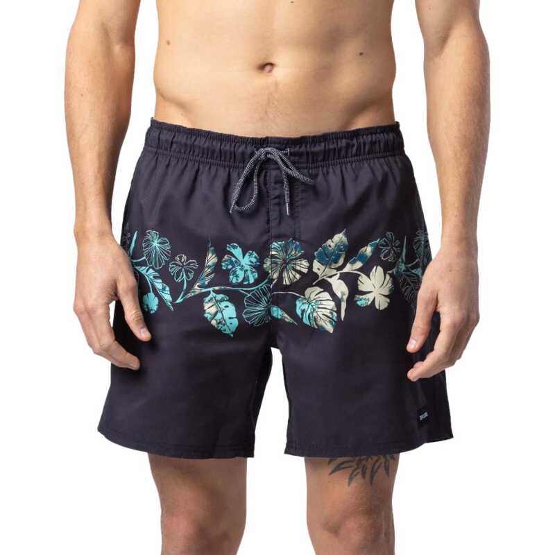 Rip Curl Men's Framed Volley Boardshort Washed Black Rip Curl Men's Framed Volley Boardshort Washed Black