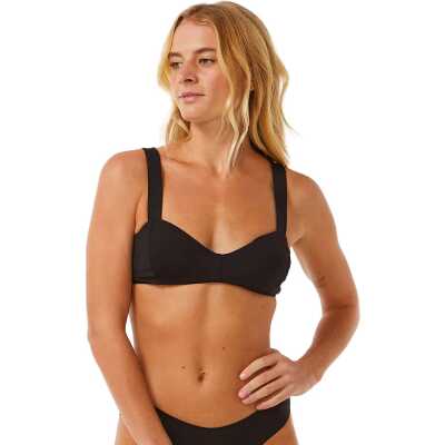 Rip Curl Women's Classic Surf D-DD Bikini Top Black