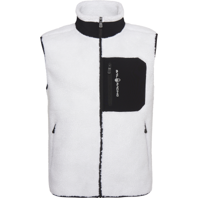 Sail Racing Men's Bowman Pile Zip Vest Storm White