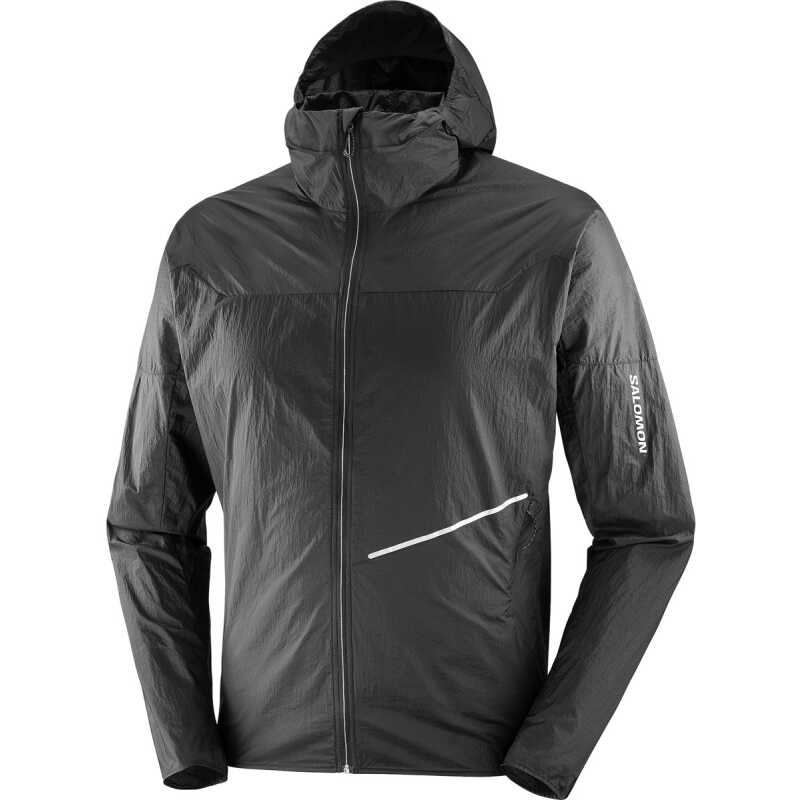 Salomon Men's Sense Aero Wind Jacket Deep Black Salomon Men's Sense Aero Wind Jacket Deep Black