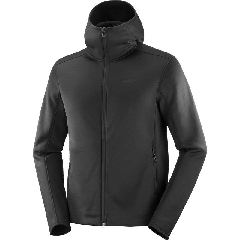 Salomon Men's Sntial Midfleece Deep Black Salomon Men's Sntial Midfleece Deep Black