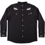 Salty Crew Men's Cortes Long Sleeve Woven Black