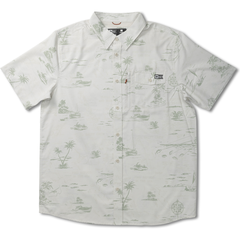 Salty Crew Men's Seafarer S/S Tech Woven Wax Salty Crew Men's Seafarer S/S Tech Woven Wax