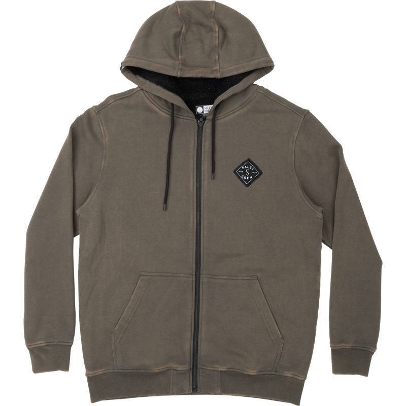 Salty Crew Men's Shelter Sherpa Fleece Tar