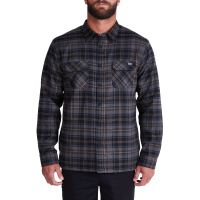 Salty Crew Men's Shipyard Tech Shacket Black