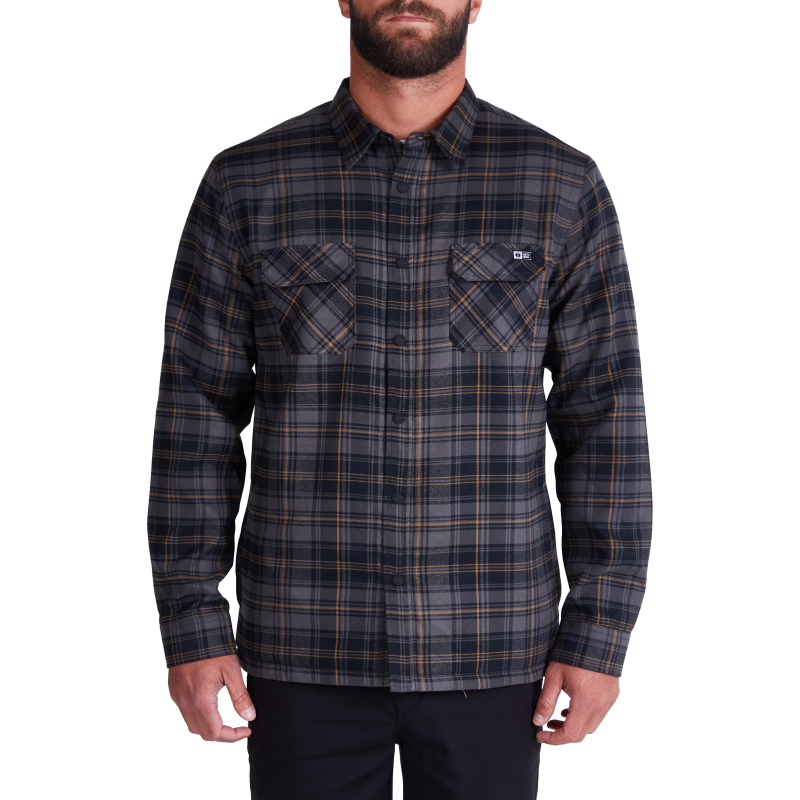 Salty Crew Men's Shipyard Tech Shacket Black Salty Crew Men's Shipyard Tech Shacket Black