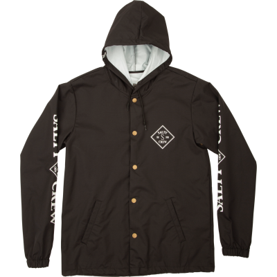 Salty Crew Men's Tippet Snap Jacket Black