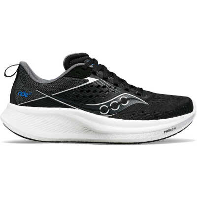 Saucony Men's Ride 17 Wide Black/White