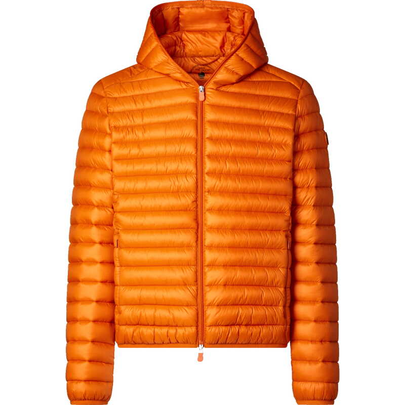 Save the Duck Men's Donald Jacket Amber Orange Save the Duck Men's Donald Jacket Amber Orange