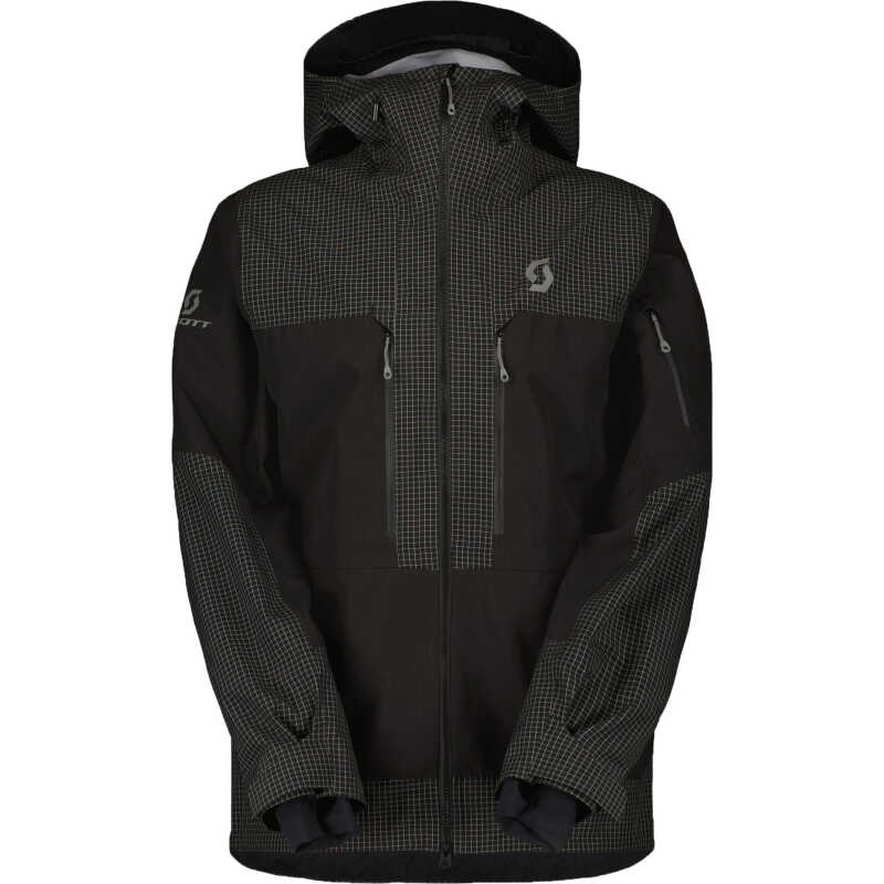 Scott Men's Jacket Vertic Ripstop 3L Black Scott Men's Jacket Vertic Ripstop 3L Black