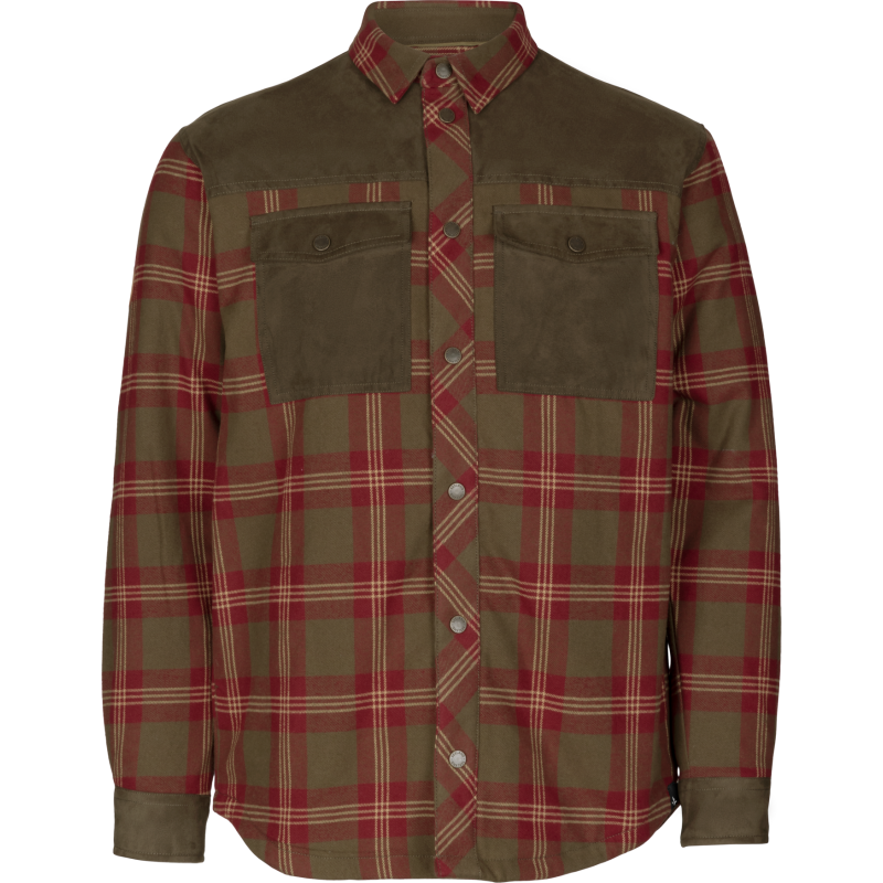 Seeland Men's Vancouver Shirt Red Check Seeland Men's Vancouver Shirt Red Check