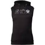 Selma Sleeveless Hoodie Black - l