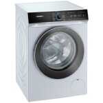 Siemens iQ700 WG44B2A40 - Tvättmaskin - Wi-Fi - Fördjupning - bredd: 60 cm - höjd: 85 cm - frontmatad - 65 liter - 9 kg - 1400 rpm - white with chrome liquid matt/black door