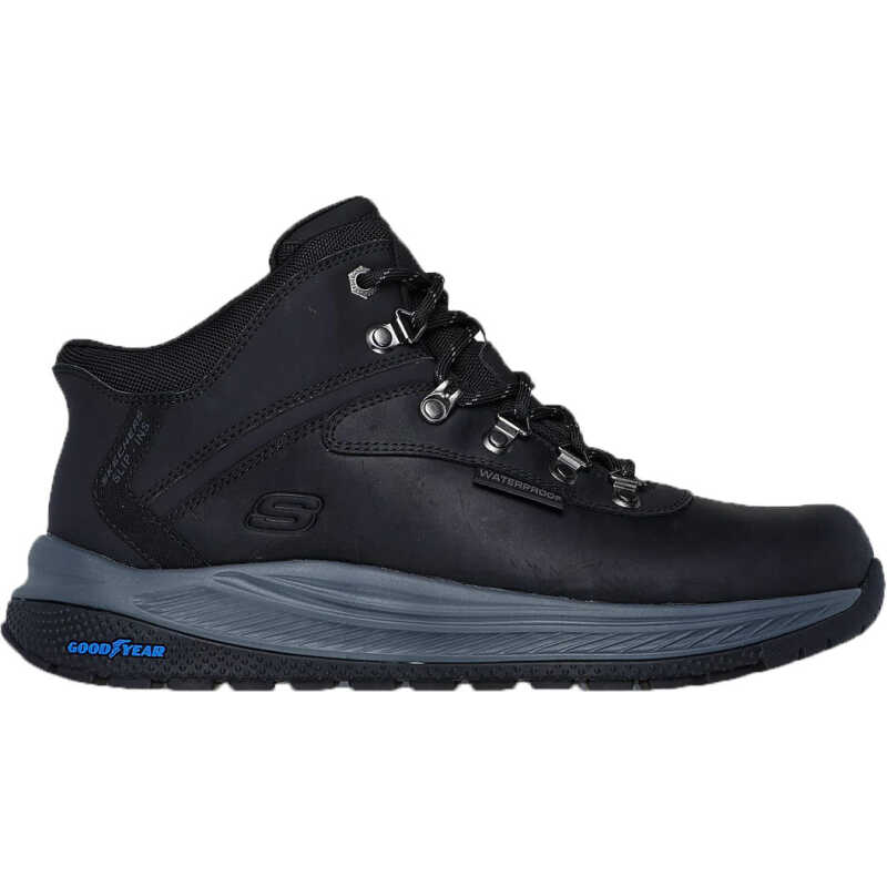 Skechers Men's Relaxed Fit: Slip-ins: Meroe - Pikeman - Waterproof Black Skechers Men's Relaxed Fit: Slip-ins: Meroe - Pikeman - Waterproof Black
