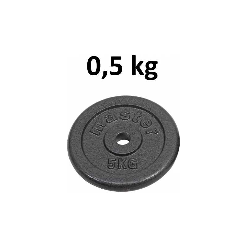 Skolvikt för 25 mm stång Master Fitness 0,5kg