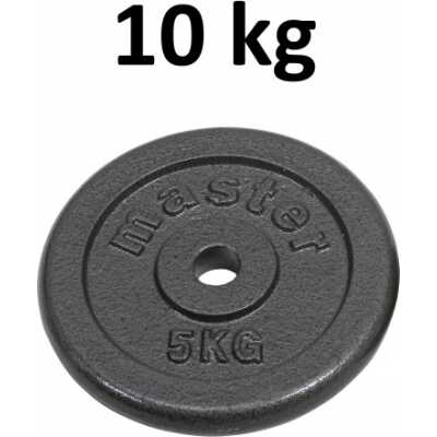 Skolvikt för 25 mm stång Master Fitness 10kg