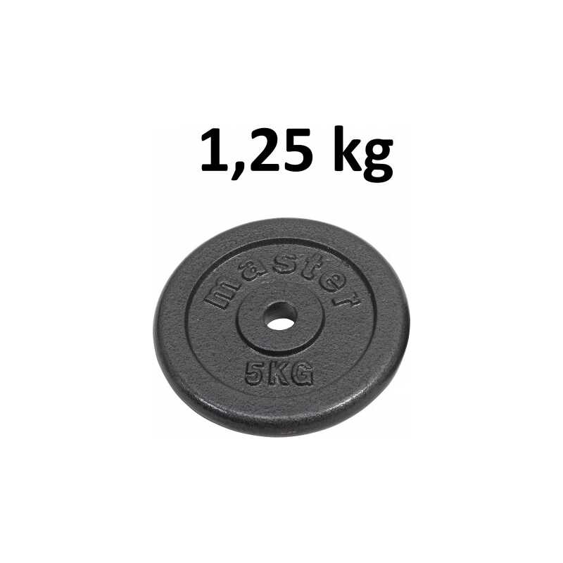 Skolvikt för 25 mm stång Master Fitness 1,25kg Skolvikt för 25 mm stång Master Fitness 1,25kg
