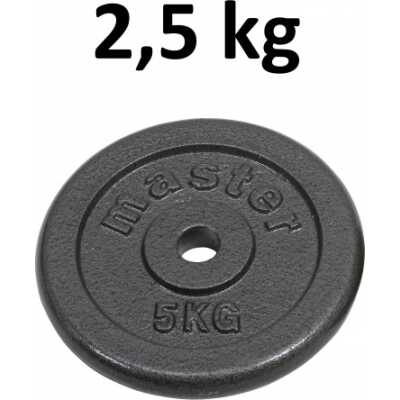 Skolvikt för 25 mm stång Master Fitness 2,5kg