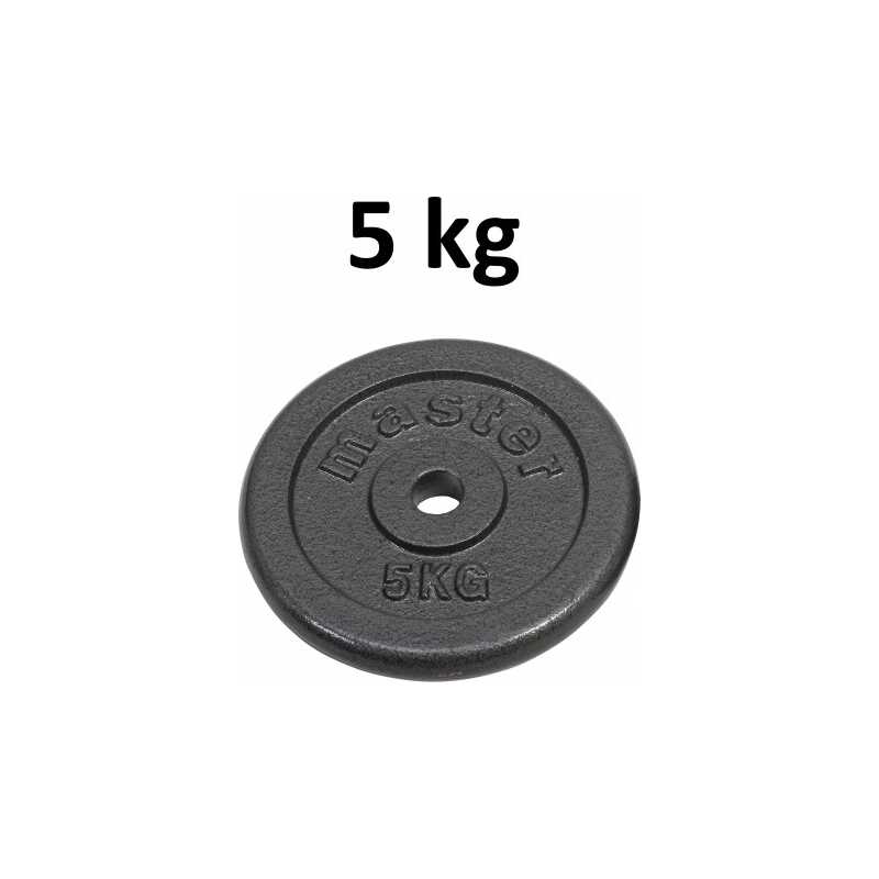 Skolvikt för 25 mm stång Master Fitness 5kg Skolvikt för 25 mm stång Master Fitness 5kg