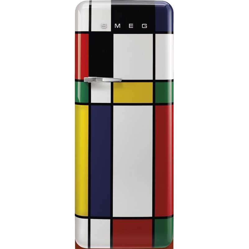 Smeg 50's style kyl/frys kombiskåp FAB28RDMC5 (Mondrian)
