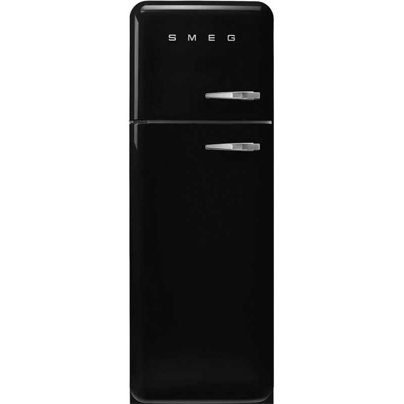 Smeg 50's style kyl/frys kombiskåp FAB30LBL5 (svart) Smeg 50's style kyl/frys kombiskåp FAB30LBL5 (svart)