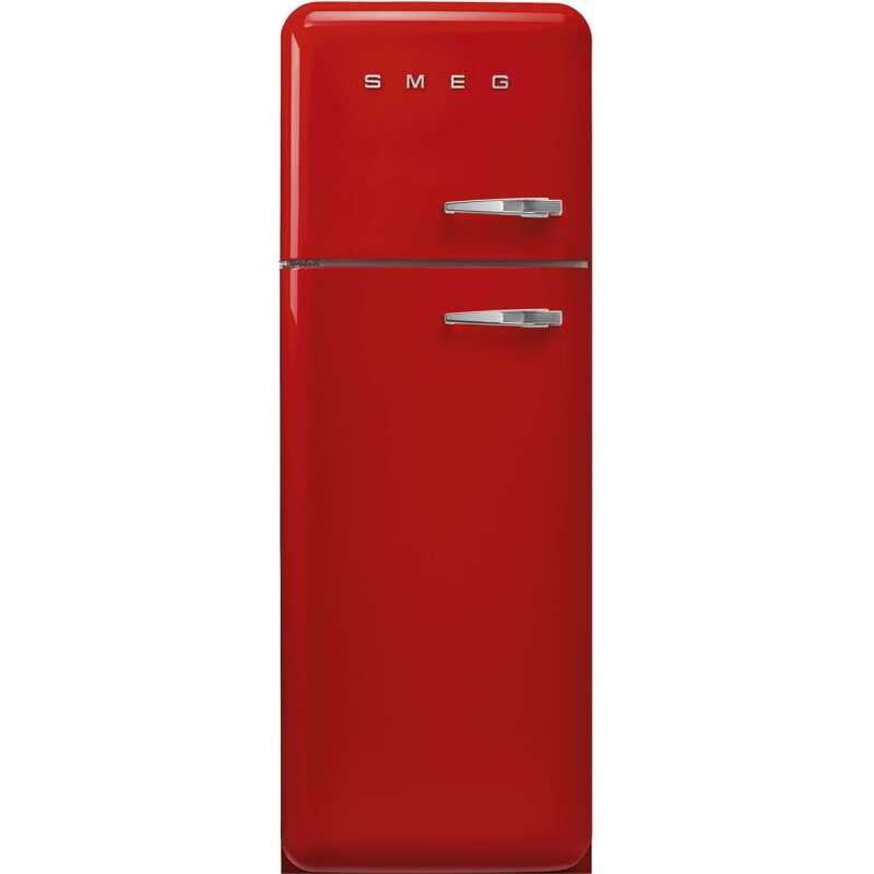 Smeg 50's style kyl/frys kombiskåp FAB30LRD5 (röd)