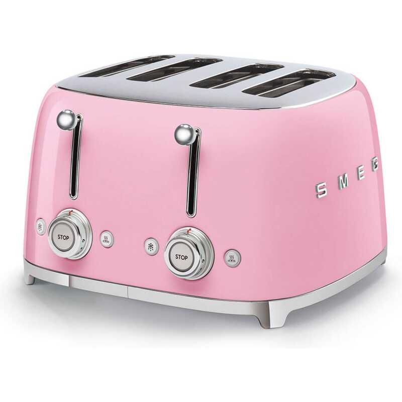 Smeg Brödrost TSF03PKEU (Rosa)