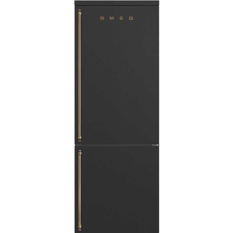 Smeg Colonial kyl/frys kombiskåp FA8005RAO5 (Antracit)