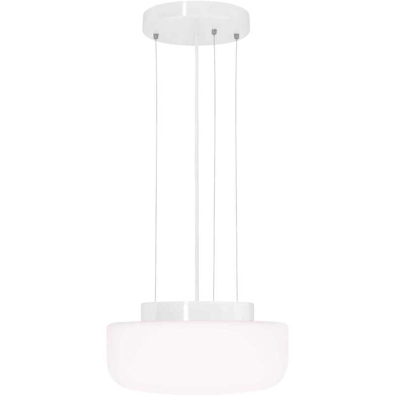 Solenne Pendel 360 Vit sockel 2m Vit textilkabel IP20 2x25W E27