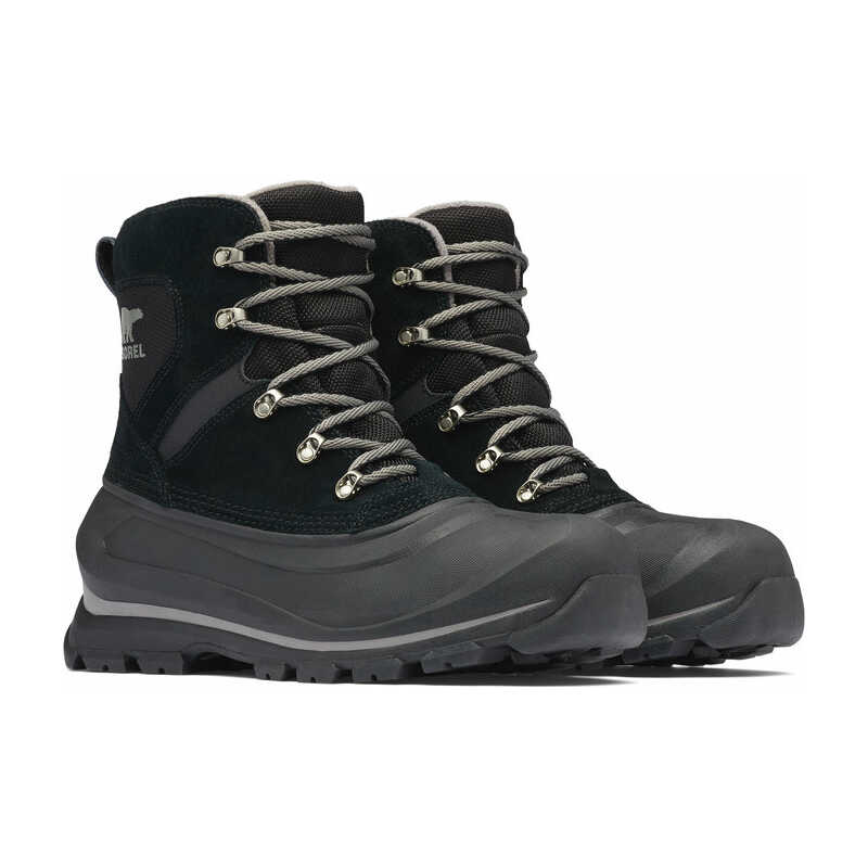 Sorel Men's Buxton Lace Boot Wp Black, Quarry Sorel Men's Buxton Lace Boot Wp Black, Quarry