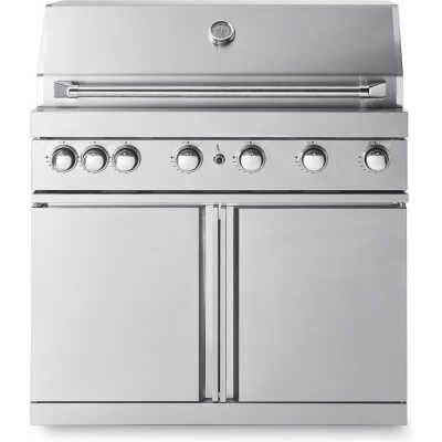 Stainless Collection - Fristående Gasolgrill med 6 brännare och infravärme