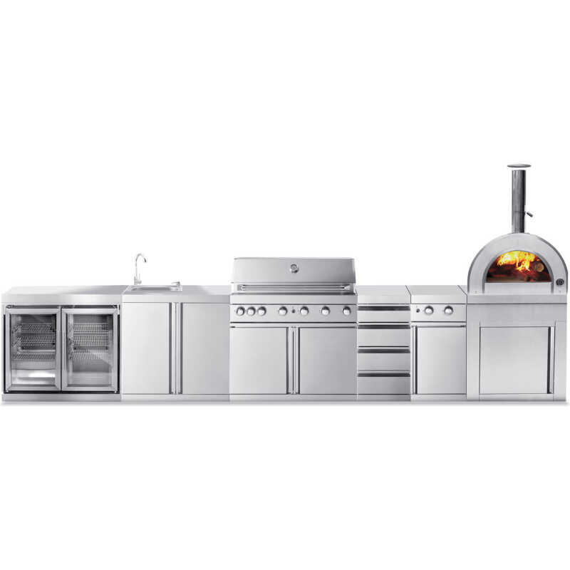 Stainless Collection - Fristående utekök - Kansas (Rostfri)