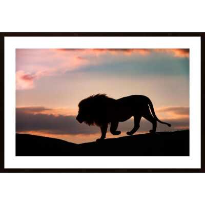 Sunset In The Serengeti Poster