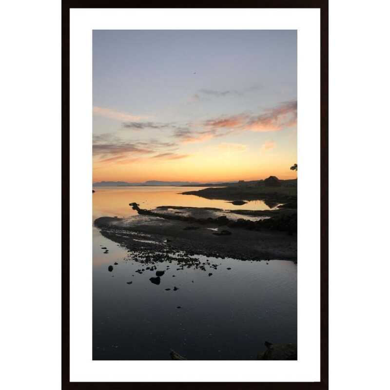 Sunset Mirror In Sea Poster Sunset Mirror In Sea Poster
