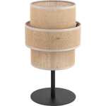 TK Calisto bordslampa - naturjute och svart metall